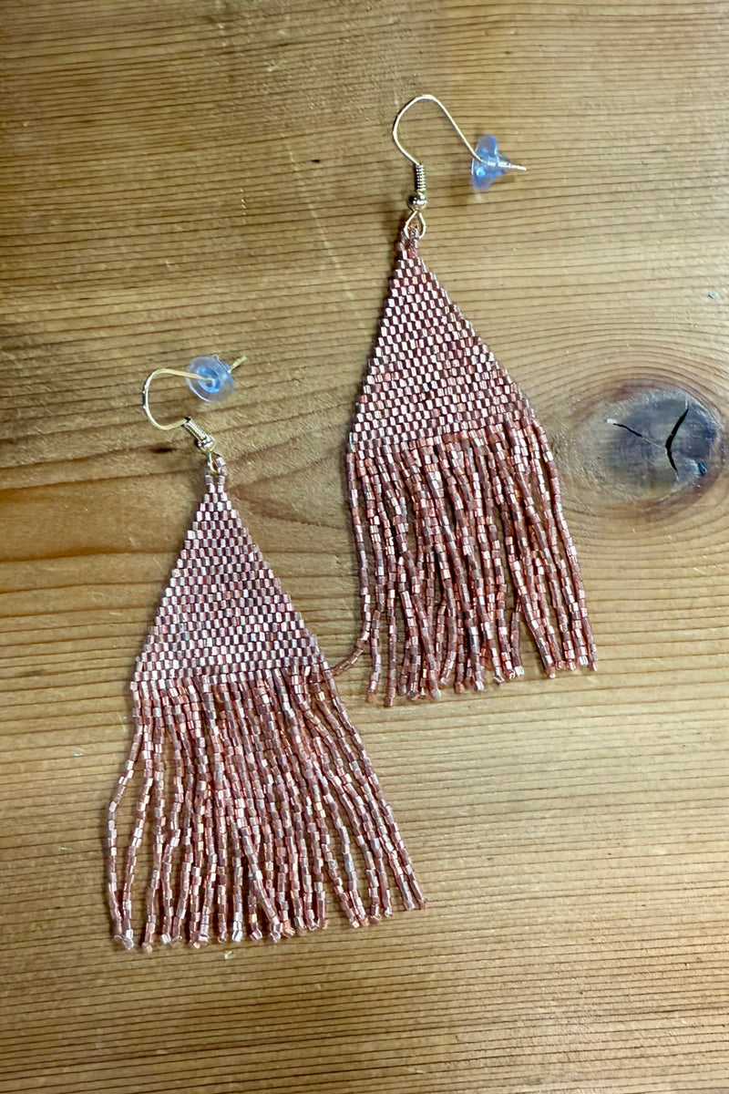 lexie beaded fringe earrings | more colors