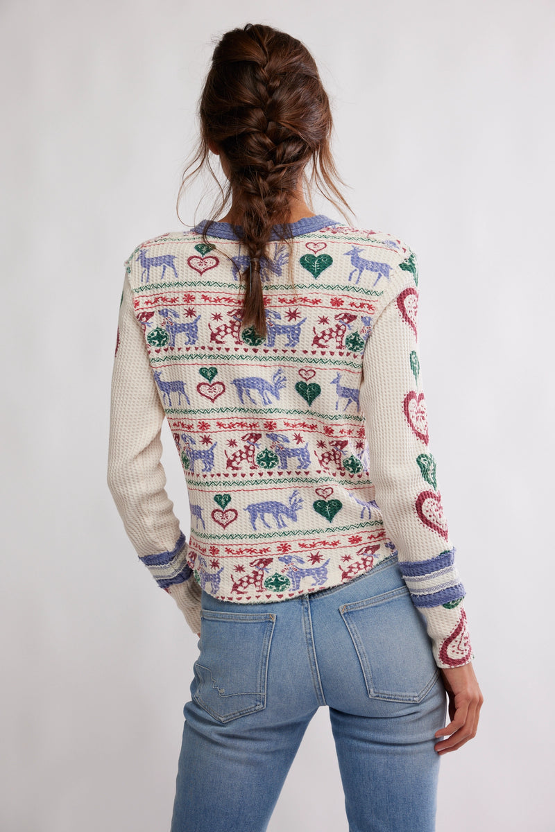 blissful thermal top | snowdrop