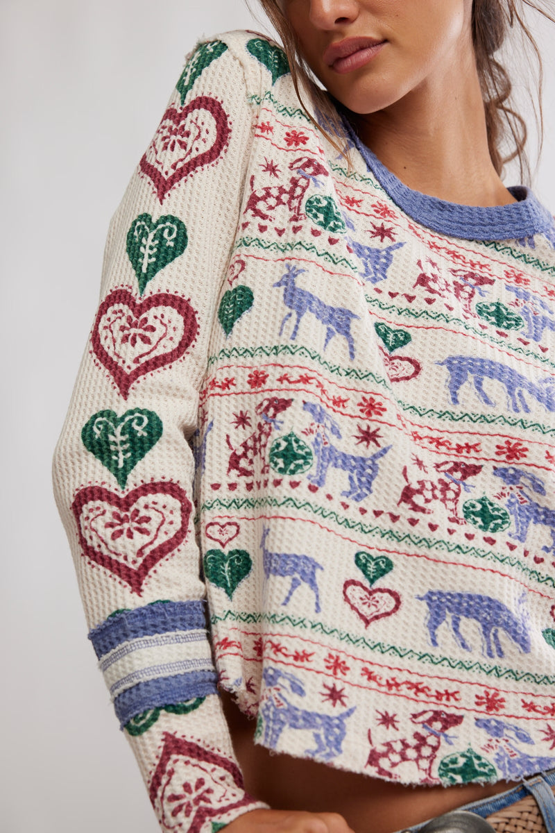 blissful thermal top | snowdrop