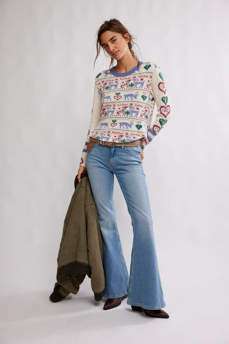 blissful thermal top | snowdrop