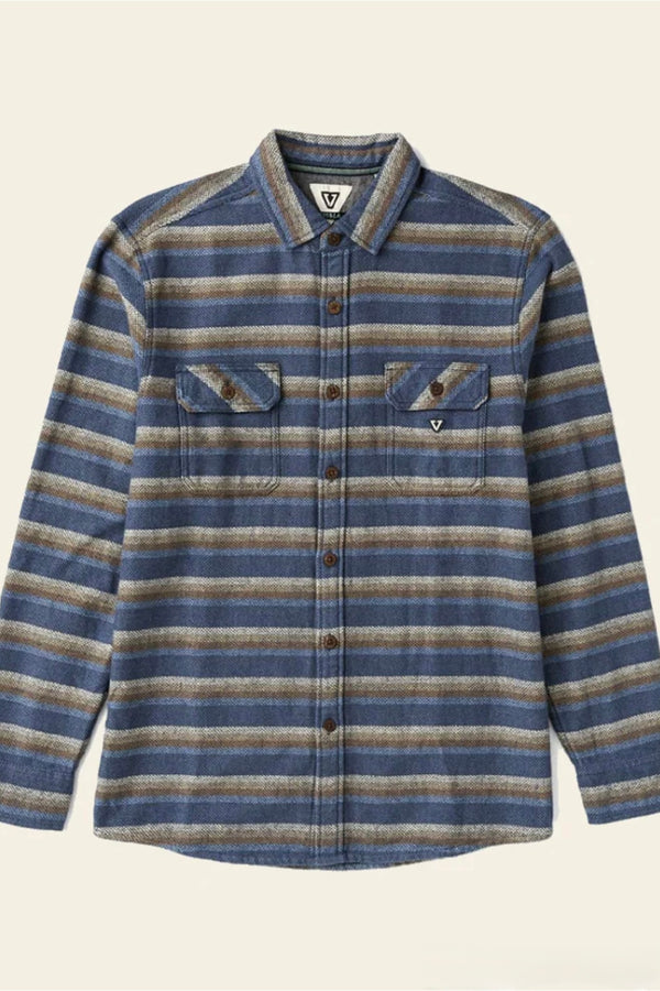 descanso flannel | blue