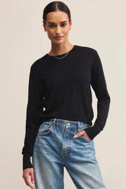 perfect layer sweater | black