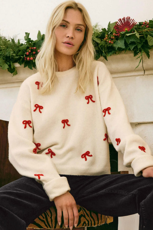 tie the ribbon sweater