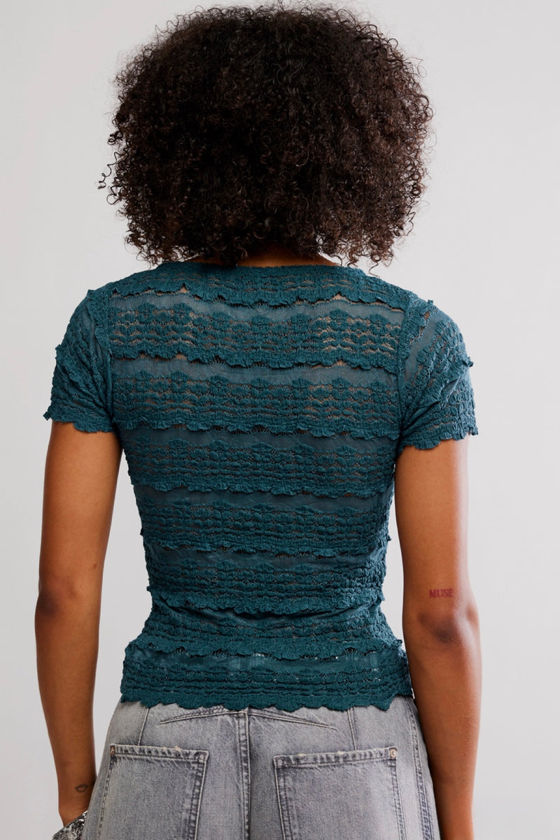 angelina lace top | seamoss