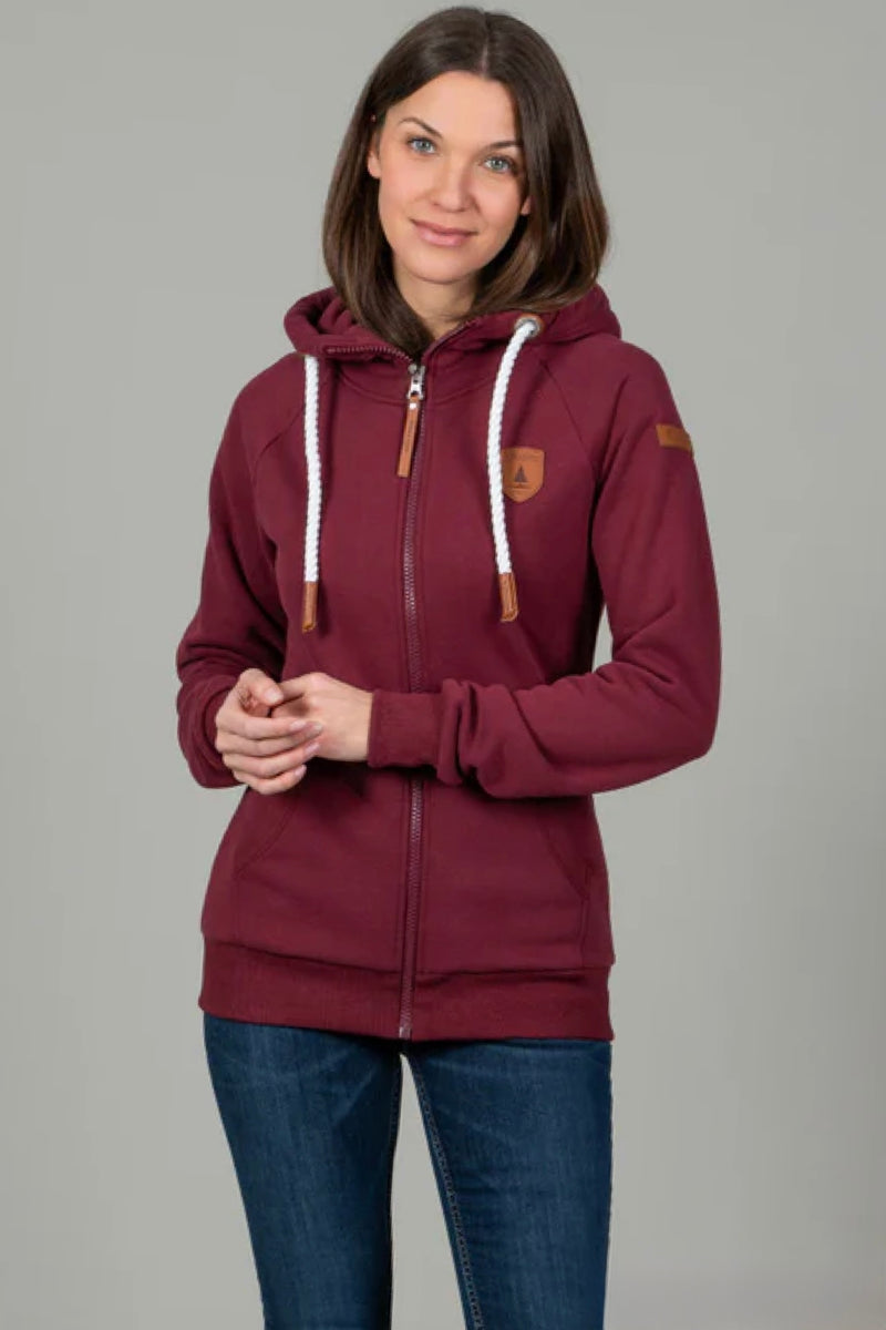 hera zip hoodie - grape