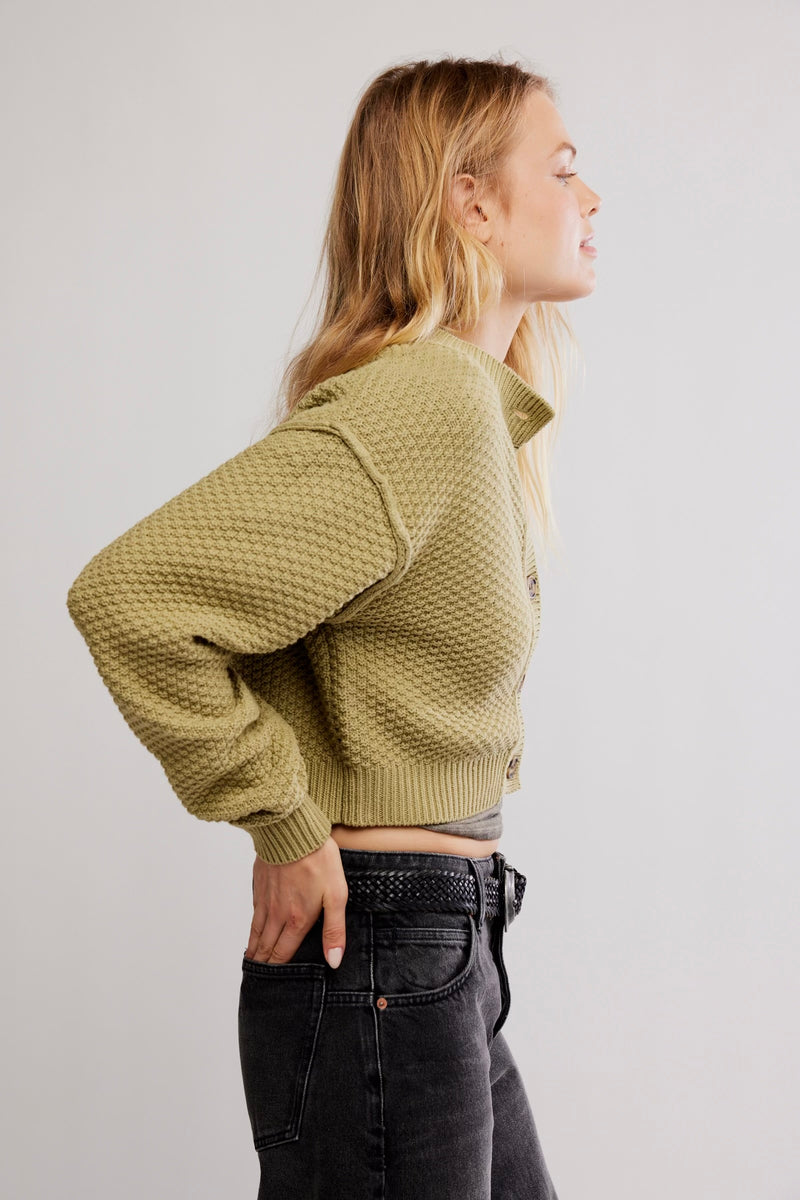 lila whispering willow cardi