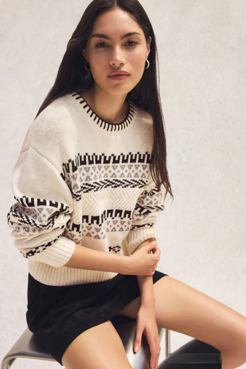 perci sweater | crystal