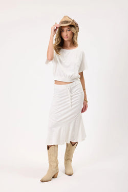 maura skirt | white