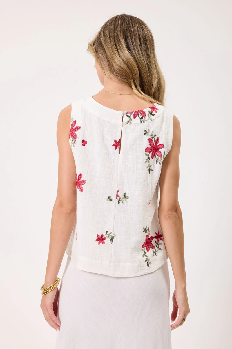 halle gauze top