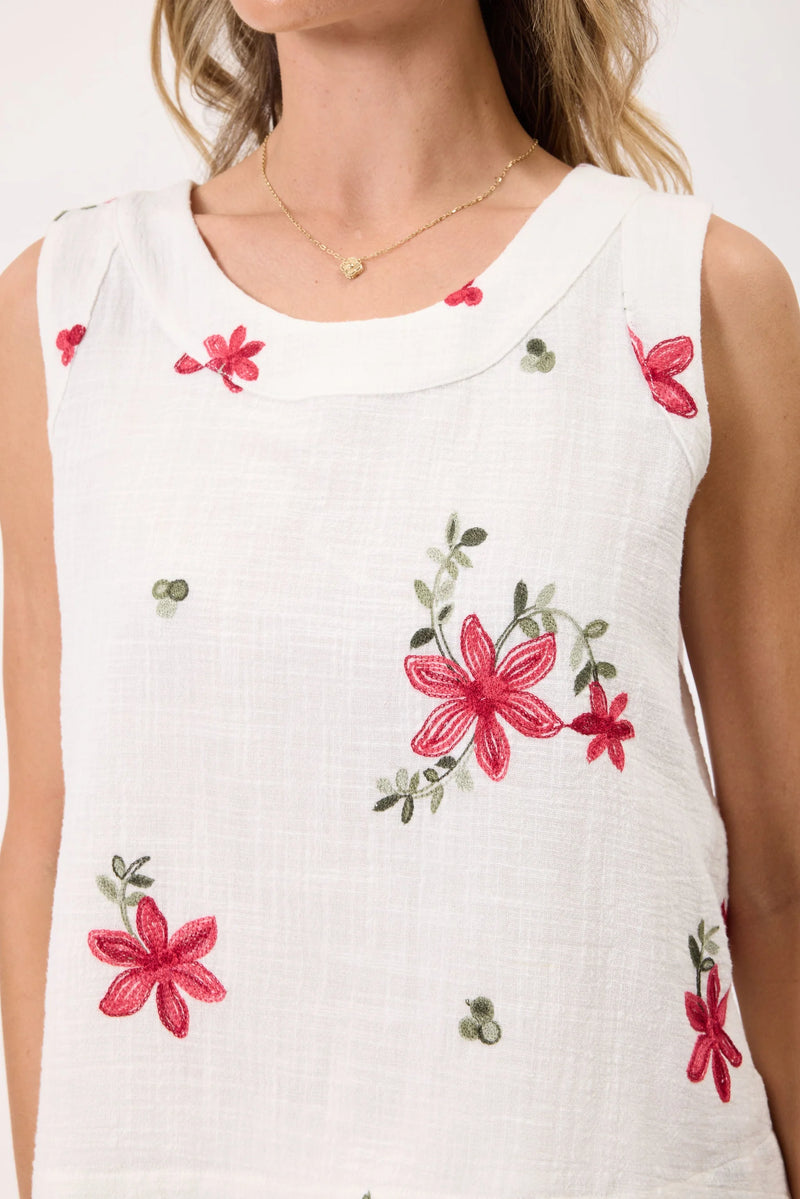 halle gauze top