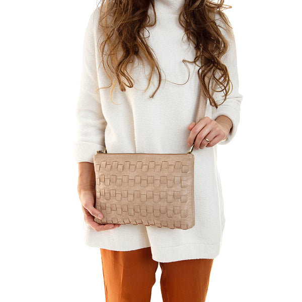 quinn woven crossbody clutch | more colors