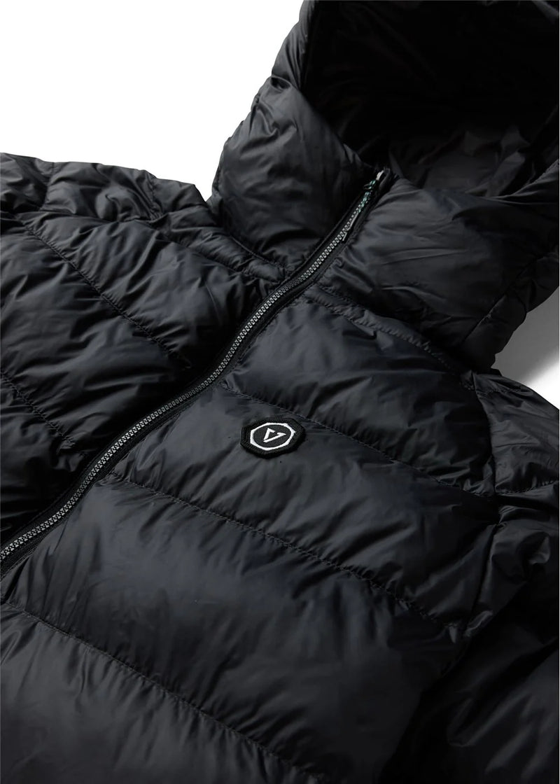 pacific packable eco puff jacket | black