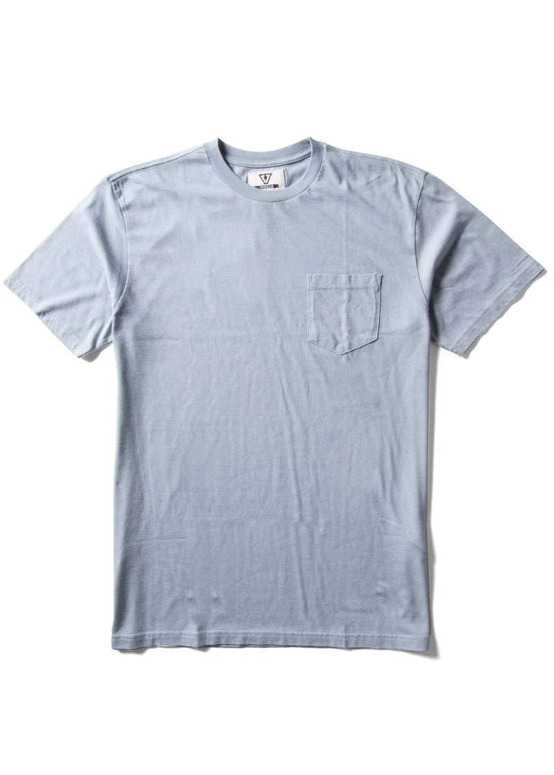 pocket tee | stone blue