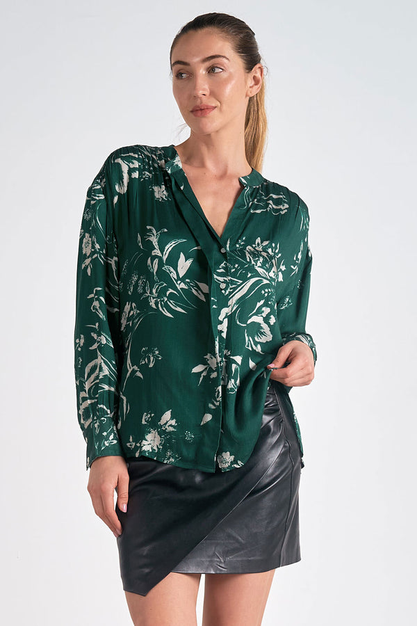 jade toulouse print blouse