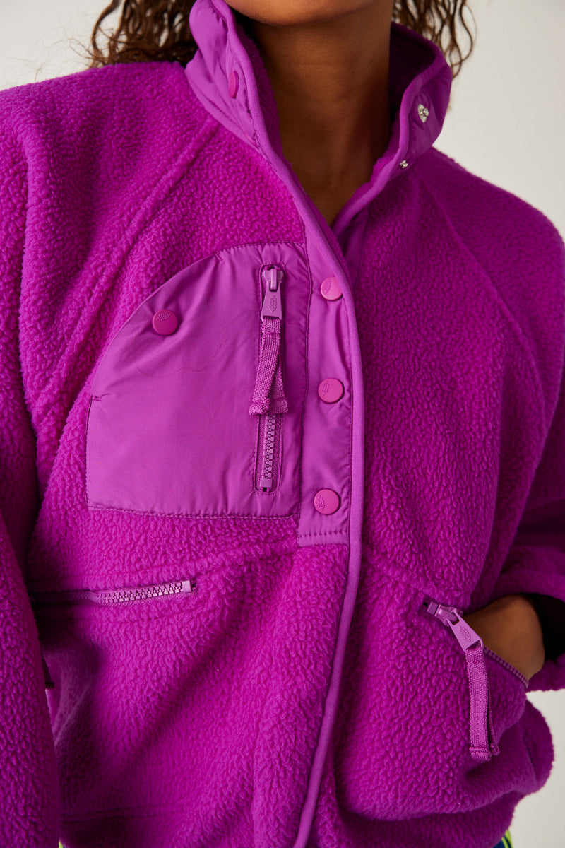 hit the slopes fleece  vivid violet – allure boutique