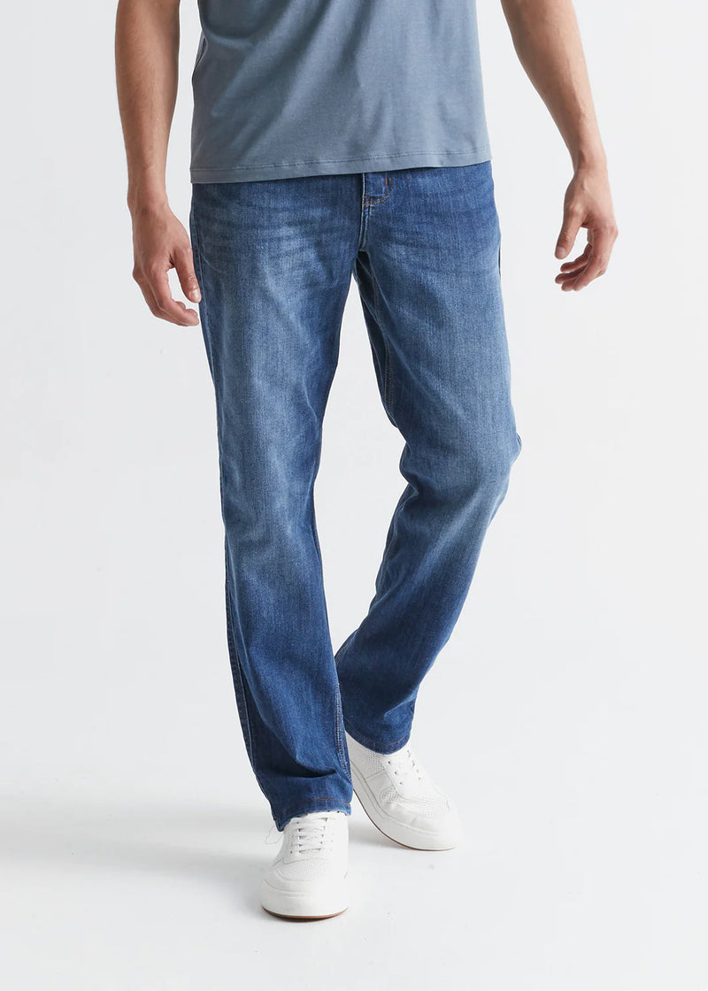 performance denim athletic straight