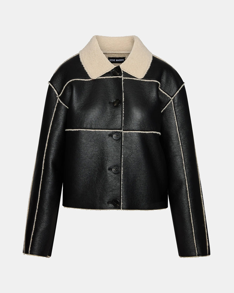 tilia coat | black