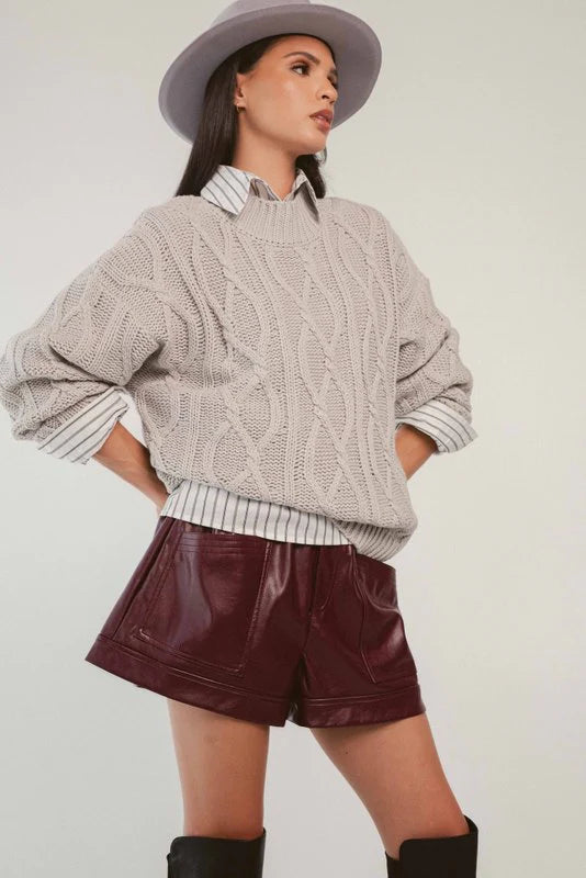 tristian sweater | light grey