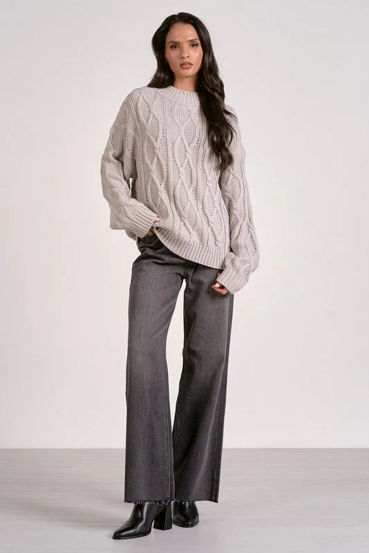 tristian sweater | light grey