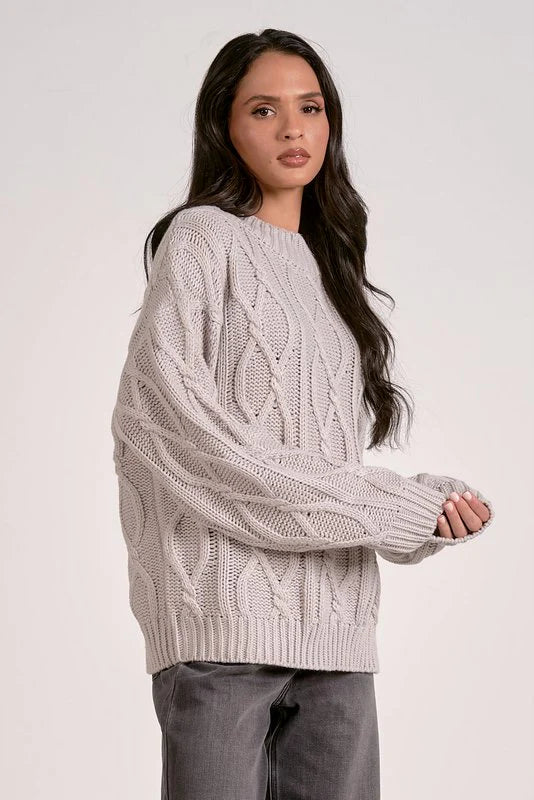 tristian sweater | light grey