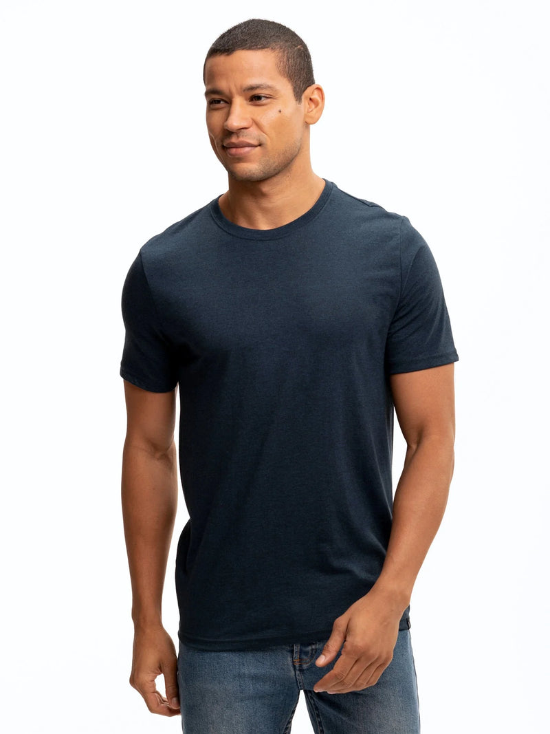 triblend crew tee | midnight