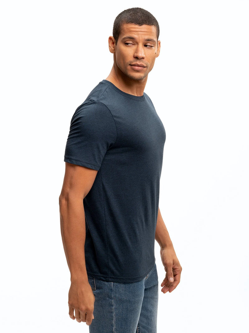 triblend crew tee | midnight