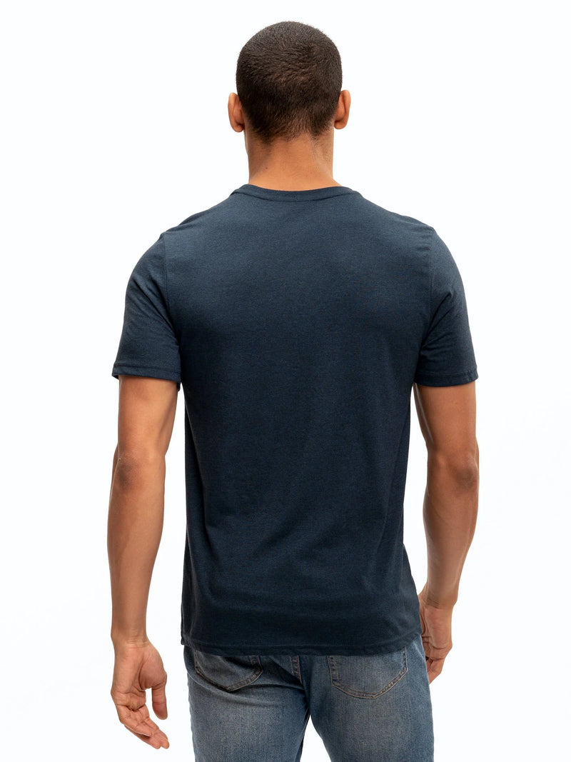 triblend crew tee | midnight