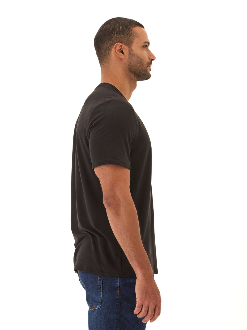 soloman luxe jersey tee | black