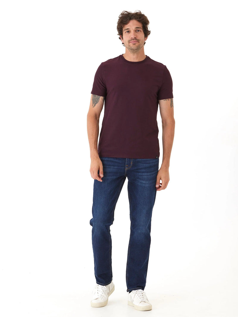 soloman luxe jersey tee | peppercorn