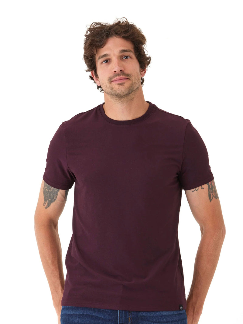 soloman luxe jersey tee | peppercorn