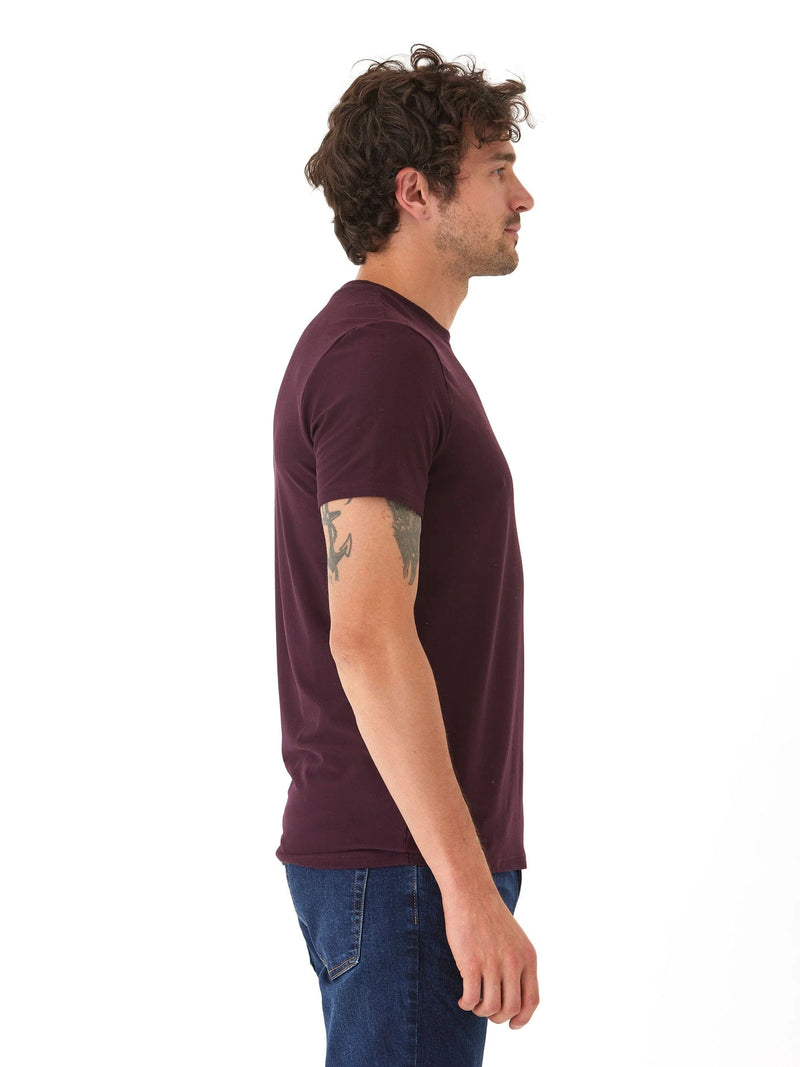 soloman luxe jersey tee | peppercorn