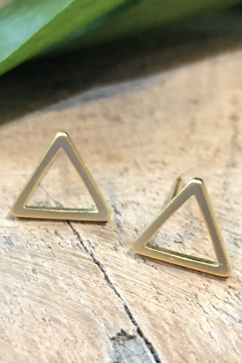 triangle earrings