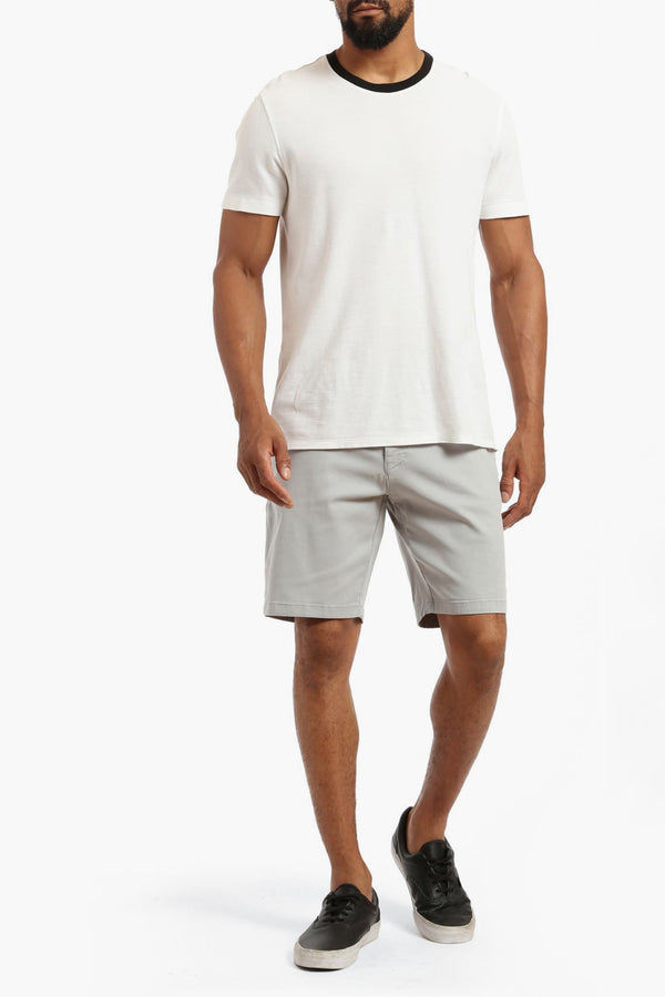 noah luxe twill shorts | pearl blue
