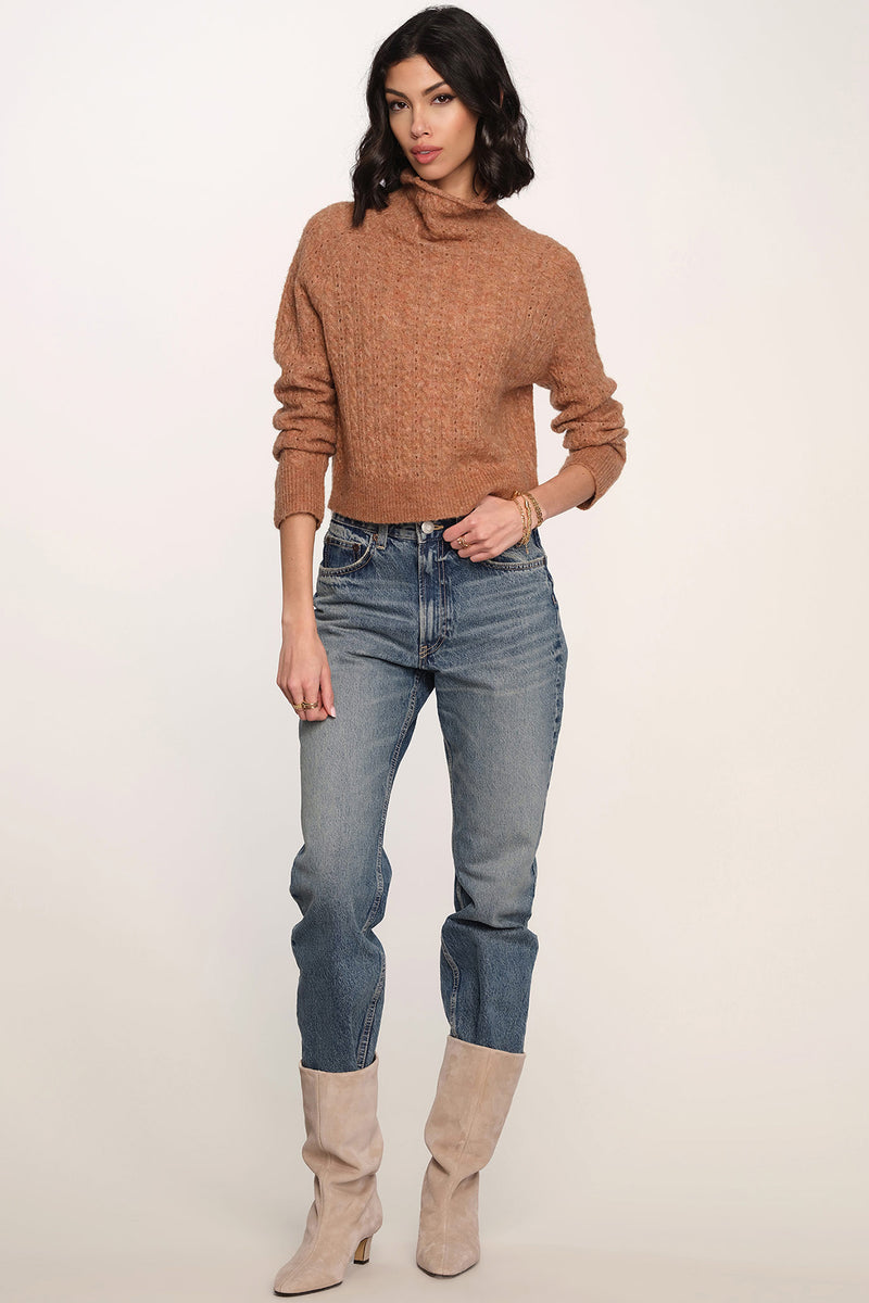 zeke sweater | rust