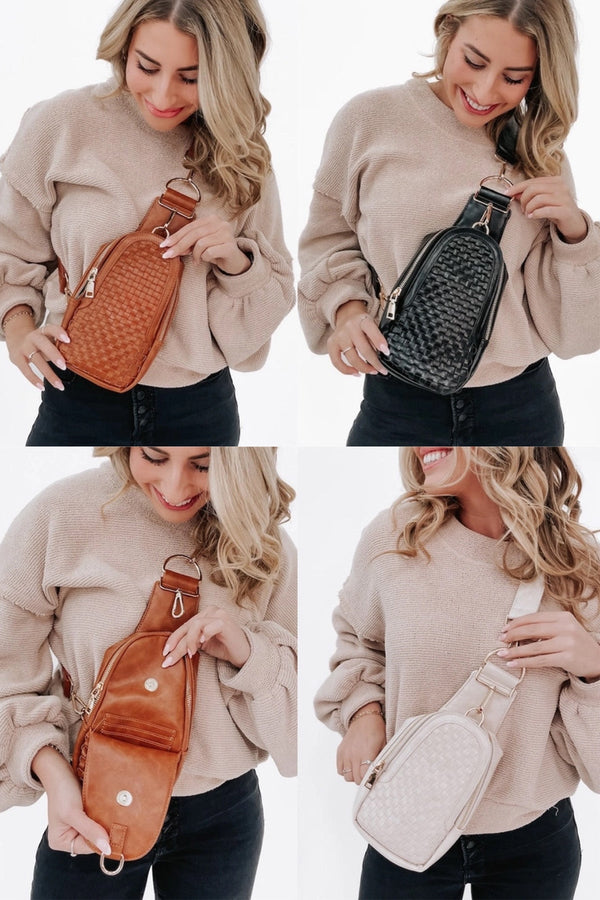waverly woven sling bag | more colors