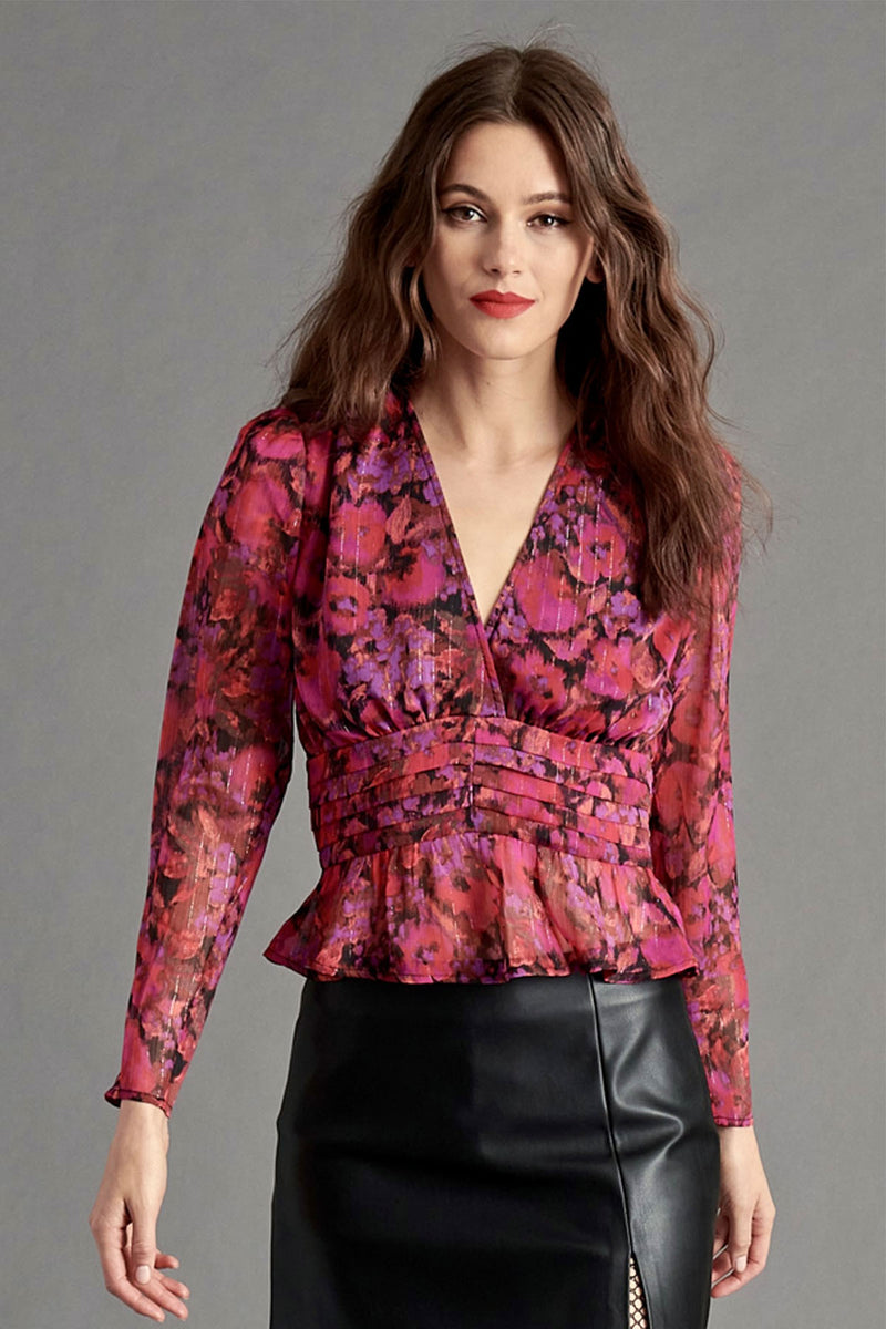 Pull col rond maille fantaisie ORANGE pour femme Pull col rond maille fantaisie ORANGE pour femme