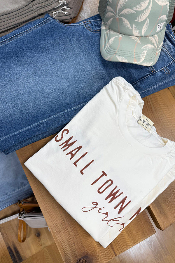 small town girl top | cream