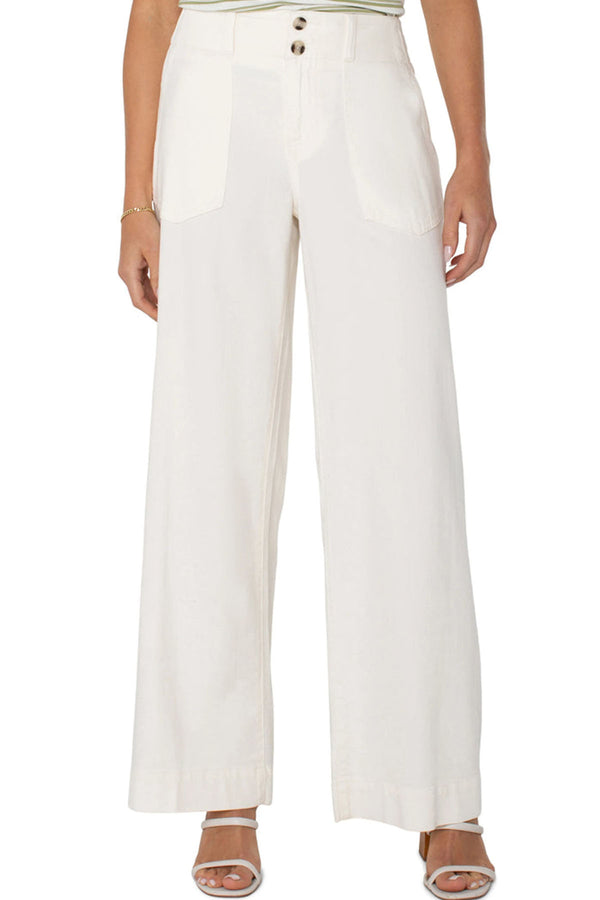 hannah utility patch pocket pant | whipped cream