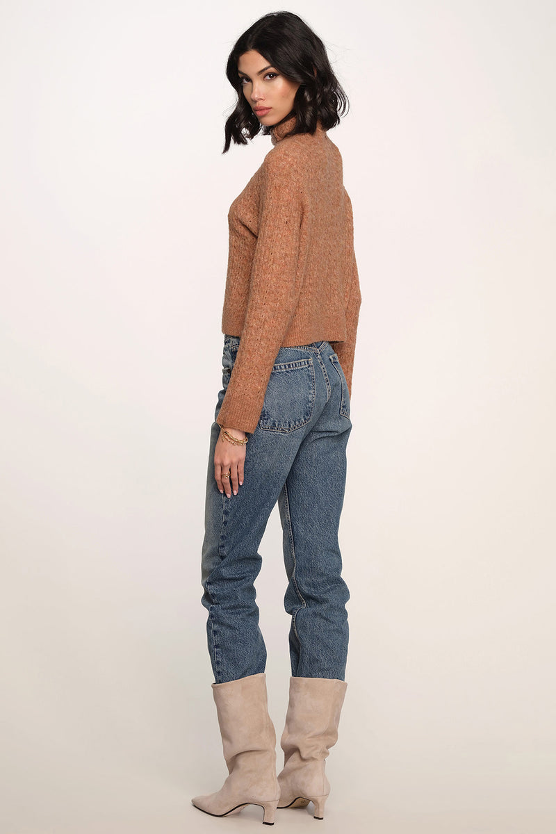 zeke sweater | rust