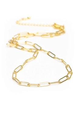 paperclip chainlink necklace | 2 sizes