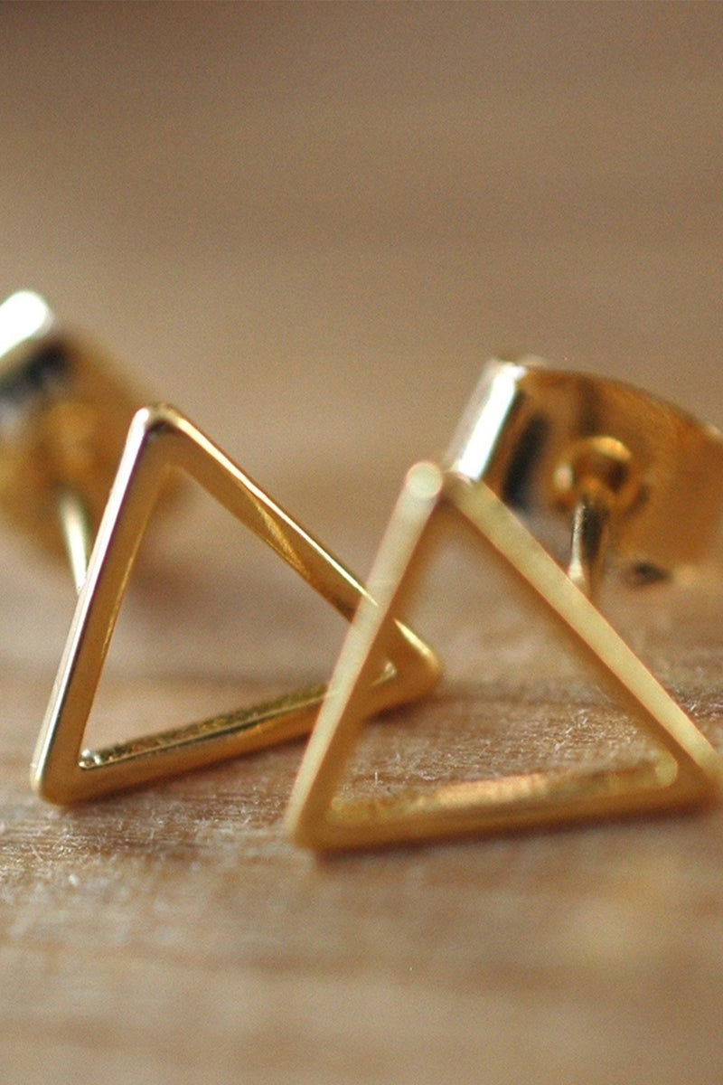 triangle earrings