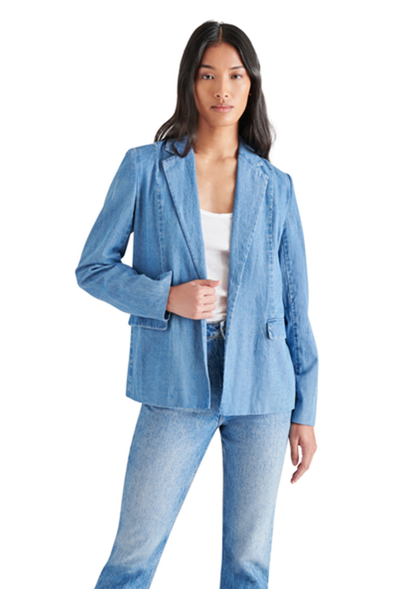 payton chambray blazer