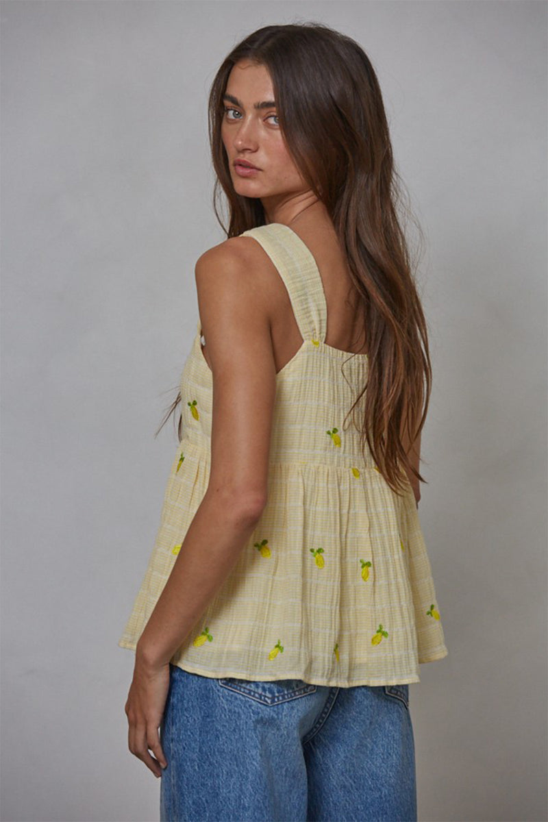 lemon tart babydoll top