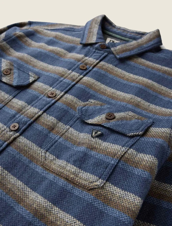 descanso flannel | blue