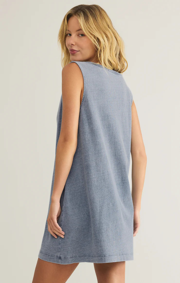 sloane knit denim dress