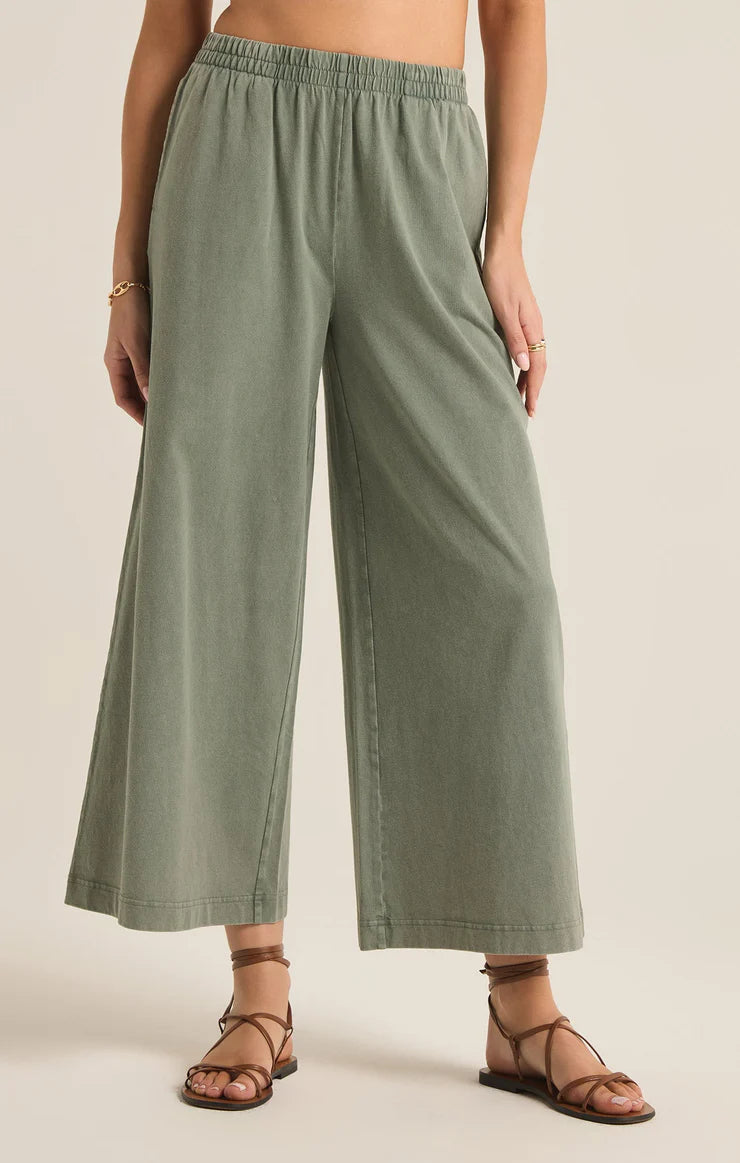 scout cotton pocket pant | palm green