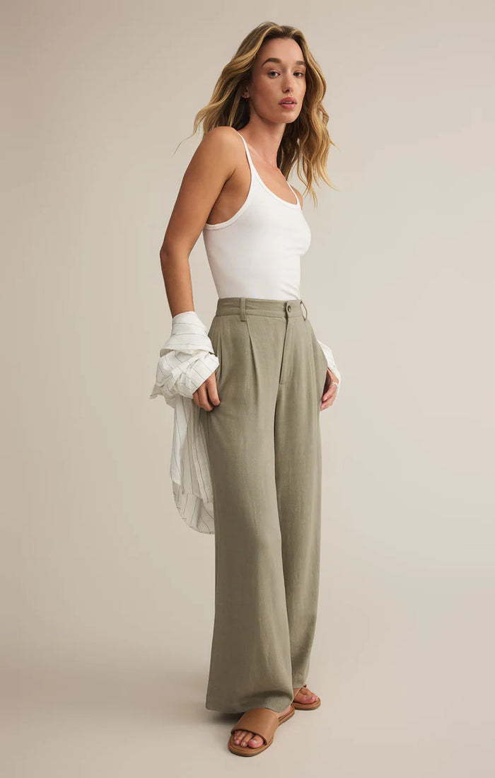 argue リネンパンツ　BREEZE LINEN MELLOW PANTS パンツ ARGUE / BREEZE LINEN MELLOW PANTS /BLACK ARGUE