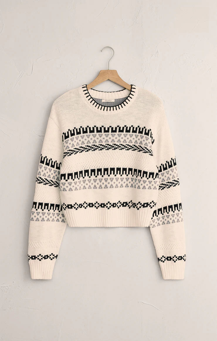 perci sweater | crystal