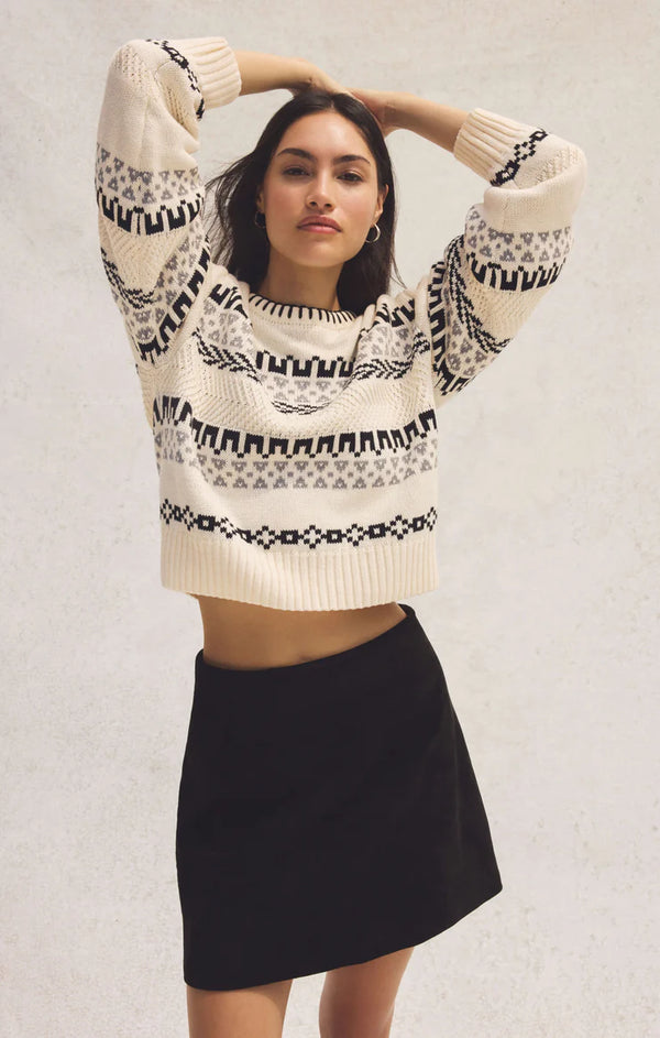 perci sweater | crystal