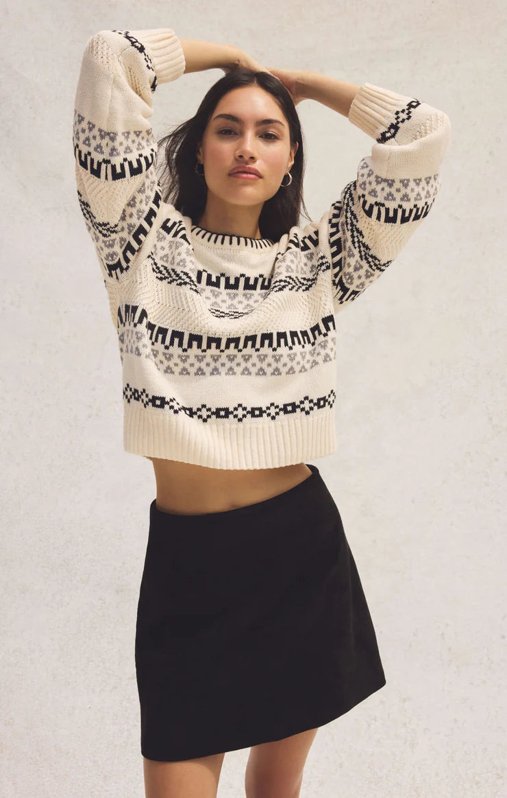perci sweater | crystal